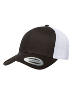 Yupoong Retro 6606T – Schwarz-Weiß